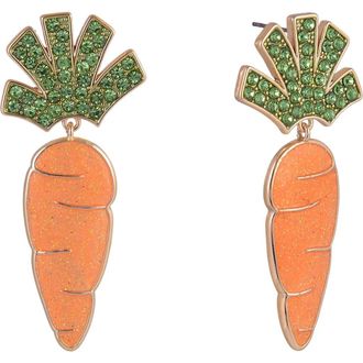 Hallmark Carrot Drop Earrings in Orange at Nordstrom