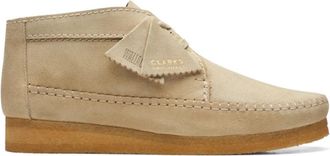 Clarks Schoenen met veters - Dames - Veterschoenen - Beige - 41 EU - Su&egrave;de - Schoenen