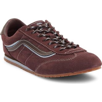 Vans Super Lowpro Leather Sneaker in Laces Port Brown at Nordstrom, Size 5.5