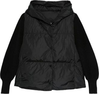 Canada Goose Light Jackets, female, Black, S, HyBridge Astonia Knit Hoody