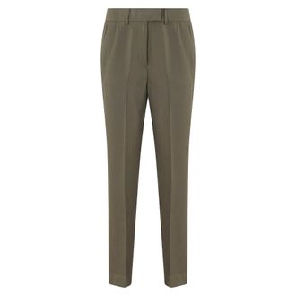 Federica Tosi Slim-fit Trousers, female, Green, Size: 2XS New York Canvas Pants