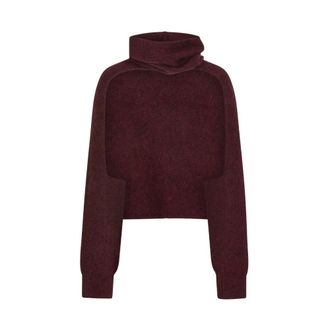 Dante6 Salessy Cardigan - Dames - Jassen - Rood - Maat: ONE Size Wol