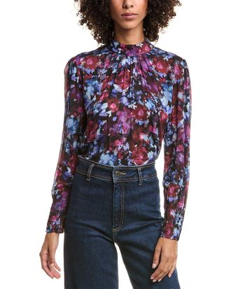 Bella Dahl Mock Neck Blouse