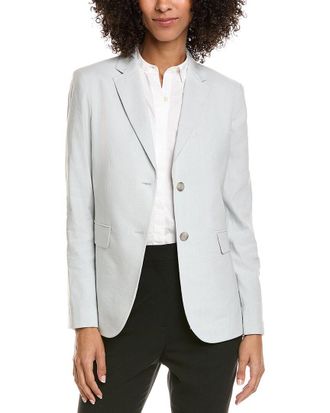 Theory Classic Linen-Blend Blazer