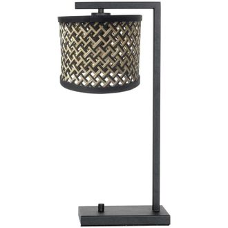 Steinhauer L&aacute;mpara De Mesa - Stang - Negro - Bamb&uacute; Metal - - Steinhauer