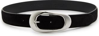 Anderson's Suede Belt - Black And Silver - 75 (UK8/ S)