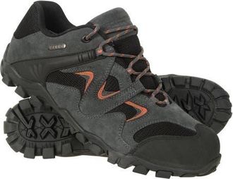 Mountain Warehouse Curlews Waterproof Suede Walking Shoes in Dark Grey at Nordstrom, Size 14