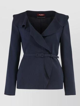 Max Mara galizia cady jacket coordinated belt