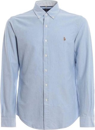 Polo Ralph Lauren Logo Embroidered Oxford Cotton Shirt, Size XX-Large