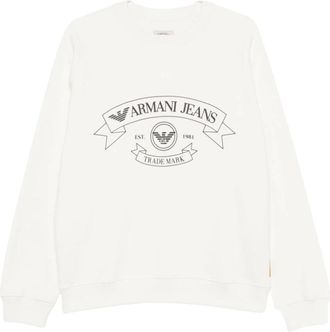 Emporio Armani Hombre, Sudaderas, Blanco, Talla: M