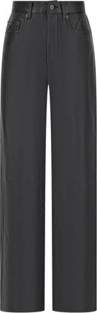 Lois Dali Leather - Dames - Broeken - Zwart - Maat: W26 Leer