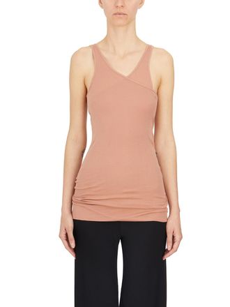 Rick Owens Womens Tank Top In Cotone - Rose Gold Cotton - Size Medium