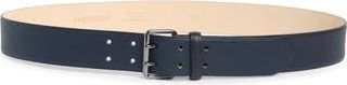 Longchamp Double Hole Leather Belt in Midnight Blue at Nordstrom Rack