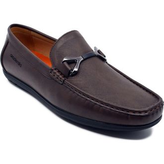 Akademiks Ogden Bit Driving Loafer in Brown at Nordstrom Rack, Size 11