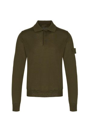 Stone Island GHOST 5100076 KNITTED POLO Size: XXL, colour: KHAKI