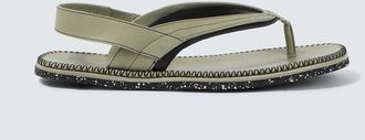 Kiko Kostadinov Andras leather thong sandals