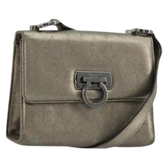 Ferragamo Pre-owned Cross Body Bags, female, Yellow, Size: ONE SIZE Pre-owned Shoulder Bag
