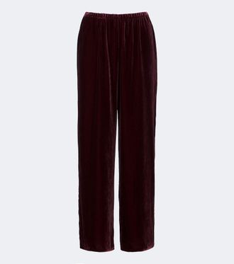 Asceno Pantaloni a gamba larga Austin in velluto