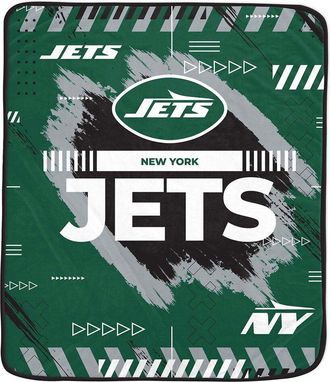 Pegasus Sports New York Jets Nfl Team Modern Graphic Fleece Blanket