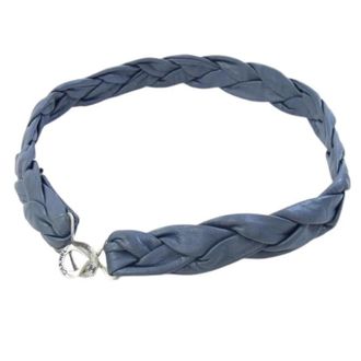Chanel Pre-owned Leather Belt - female - Chanel Vintage - Vintage Belts - Blue - ONE SIZE - Pre-owned