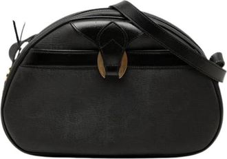 Dior Pre-owned Vintage Canvas Crossbody Bag - Dames - Vintage Schoudertas - Zwart - ONE Size - Leer - Vintage