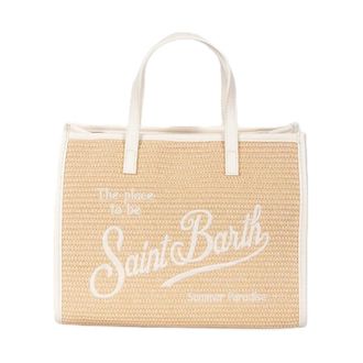MC2 Saint Barth Tote Bags, female, Yellow, Size: ONE SIZE Vivian Mid Hand Bag