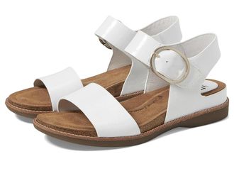 Söfft Bali Womens Sandals White Crinkle Patent : 6.5 M (B), Leather