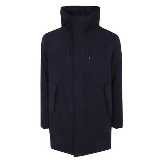 People of Shibuya Mitake Long Hoodie Full Zip Sport Jacket - Jackets - Hombre - Negro - 2XL