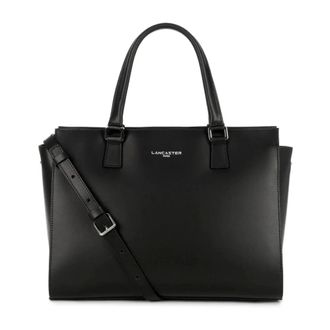 Lancaster Tote Bags, female, Black, Size: ONE SIZE Smooth Tote