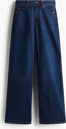 H&M Wide High Jeans - Blue