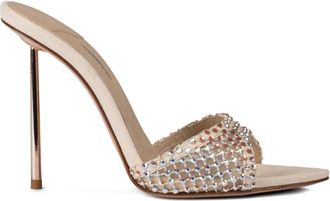 Le Silla Gilda verfraaide muiltjes - Beige