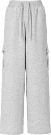Slazenger Womens Cargo Jogging Bottoms Ice Grey Marl 10