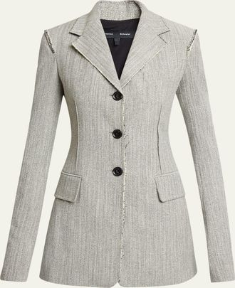 Proenza Schouler Lorenza Deconstructed Static Suiting Jacket