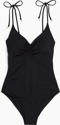 H&M Badeanzug mit wattierten Cups - Schwarz