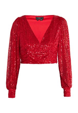 Faina longsleeve-shirt Dames rood