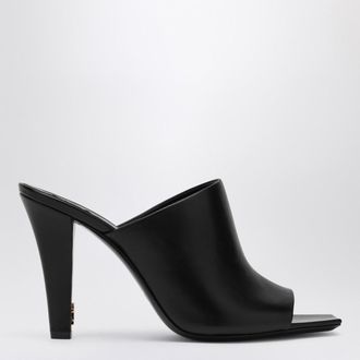 Saint Laurent Mule Jill nero in pelle