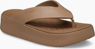 Crocs Womens Crocs Getaway Platform EVA Womens Milk Chocolate Sandals - Brown - Size: UK 8 / eu 41/42 / us w10