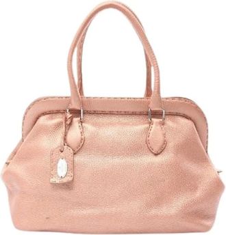 Fendi Pre-owned Handbags, female, Pink, Size: ONE SIZE Pre-owned Handbag