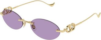 Valentino Sunglasses, female, Yellow, Size: 53 MM Vg0032S 004 Sunglasses