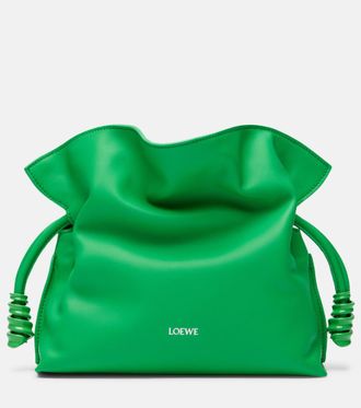 Loewe Flamenco Coil Mini leather clutch