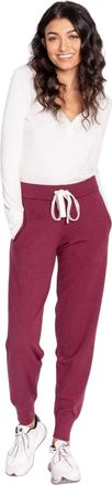 PJ Salvage Dames/Dames Joggers met hoge taille (Bordeaux)
