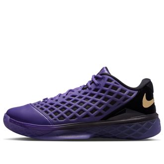 Nike x FC Barcelona Kobe 3 Low Protro Black Metallic Gold Electro Purple IO6257-001