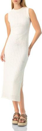 Ivonne Long Knitted Sleeveless Dress in Ivory at Nordstrom, Size 14