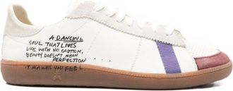 Patrizia Pepe leather panelled sneakers - White