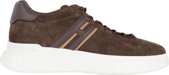 Hogan H580 Lace-up - Heren - Sneakers - Bruin - 46 EU - Leer - Schoenen