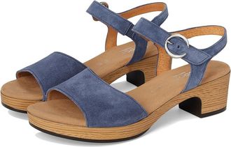 Gabor Gabor 62.071 Womens Sandals Jeans : EU 42 (US Womens 10.5-11) B - Medium, Leather/Rubber