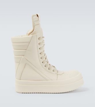 Rick Owens Megageobaskets leather sneakers