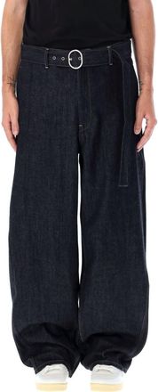 Jil Sander Navy Blue Relaxed Jeans