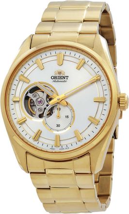 Orient Contemporary Semi Skeleton Automatic White Dial Mens Watch RA-AR0007S10B