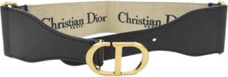 Dior Pre-owned Leather belts - Dames - Vintage Accessoires - Zwart - ONE Size - Leer - Vintage